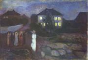 Edvard Munch The Storm oil painting reproduction